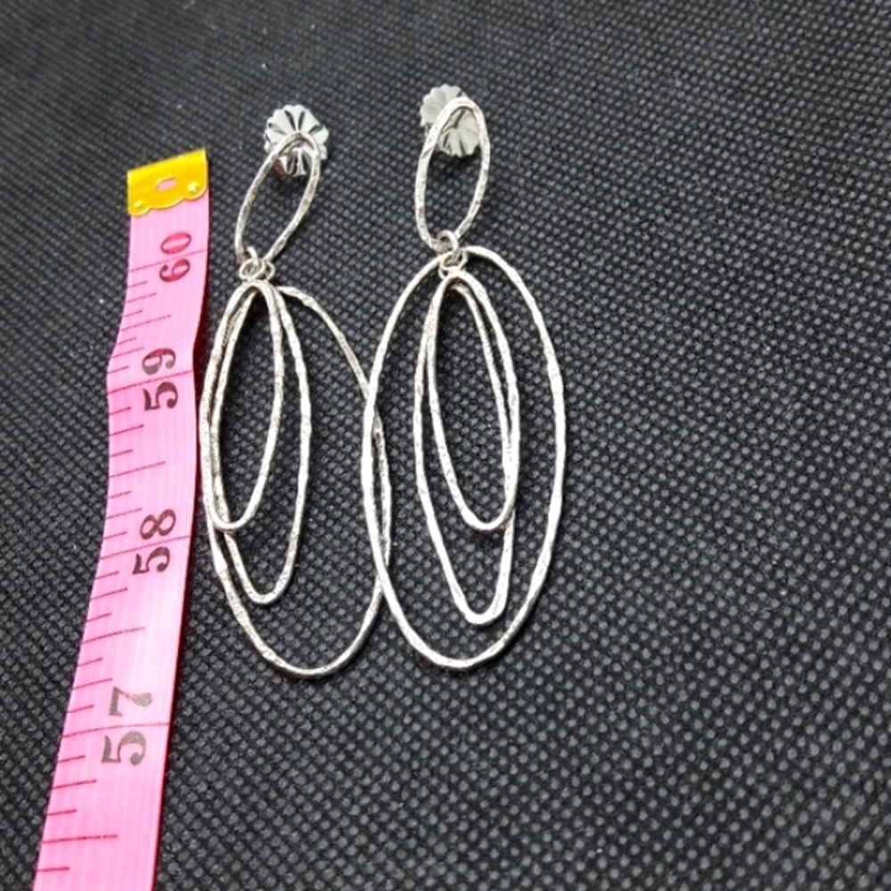 🖤Triple.3" hoops.925